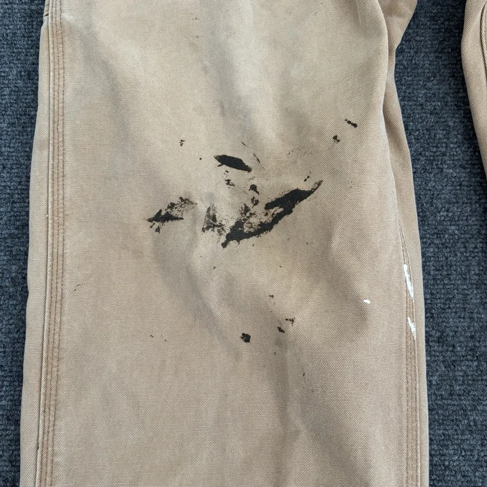 Vintage Carhartt Pants Mens 40x32 (38x31) Brown B11-BRN Carpenter Union Made USA